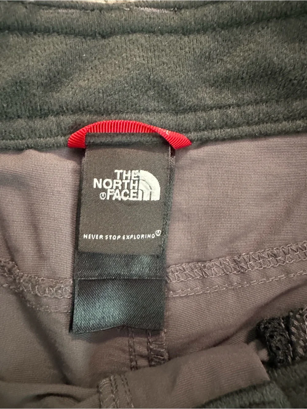 North Face Gray Hiking Trail Shorts Zip Pocket Size XS